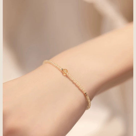 Delicate Citrine Wealth Bracelet