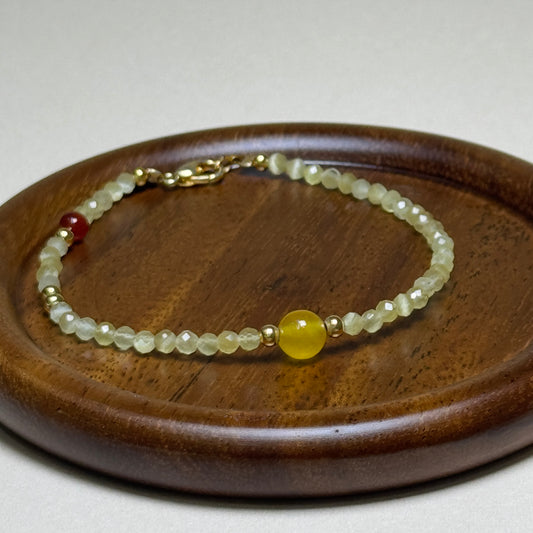 Delicate Citrine Wealth Bracelet