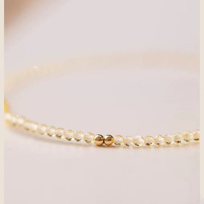 Delicate Citrine Wealth Bracelet