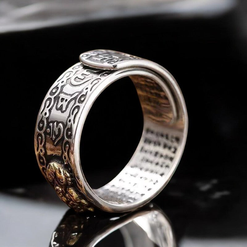 Feng Shui Pixiu Adjustable Ring Glass1