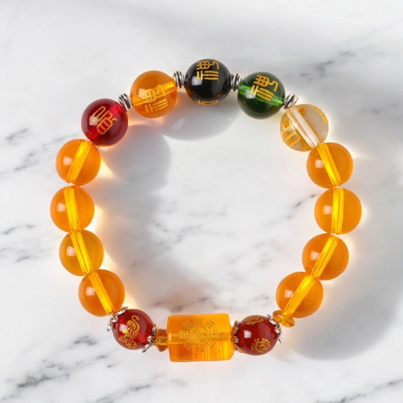 God of Wealth Citrine Feng Shui Bracelet 1