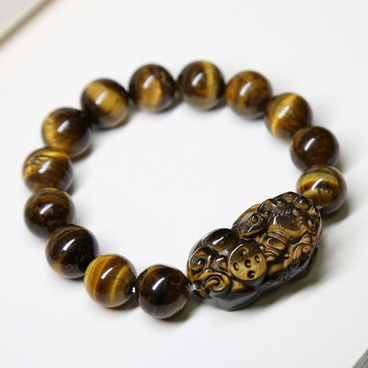 Guardian Pixiu Tiger Eye Bracelet