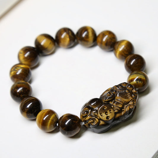 Guardian Pixiu Tiger Eye Bracelet