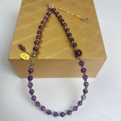 Natural Amethyst Bracelet Necklace