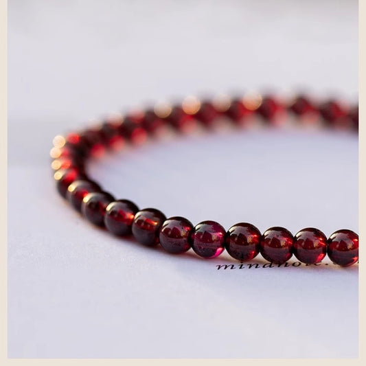 Natural Garnet Luck Healing Bracelet