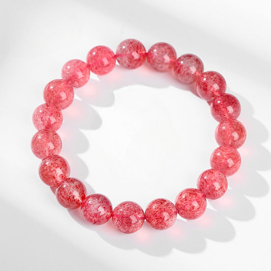 Natural Strawberry Quartz Love Bracelet