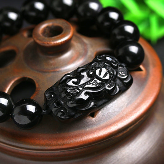 PiXiu Obsidian Wealth Bracelet