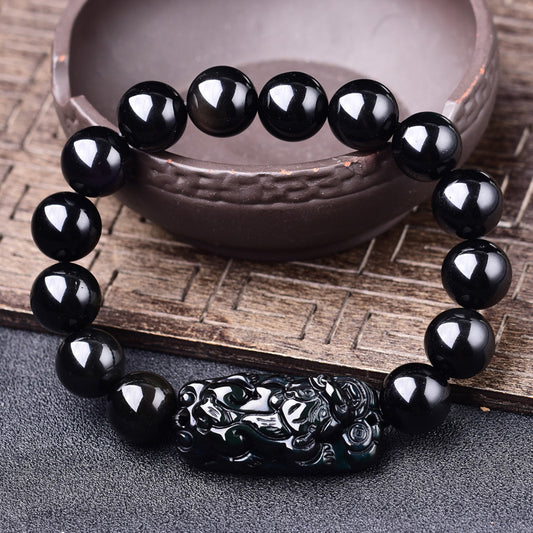 PiXiu Obsidian Wealth Bracelet