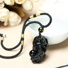 Pixiu Black Obsidian Necklace