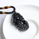 Pixiu Black Obsidian Necklace