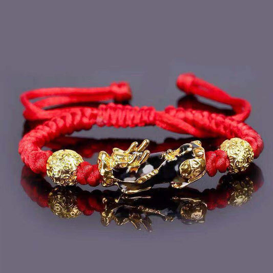 Pixiu Red String Bracelet