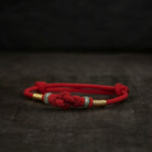 Red String Jade Luck & Fortune Knot Couple Bracelet grey