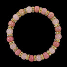 Rose Quartz Bead Love Bracelet 1