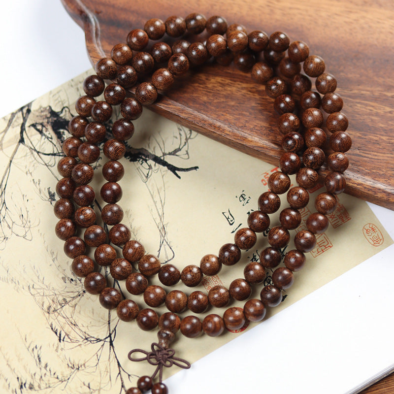 Sandalwood 108 Beads Mala Bracelet
