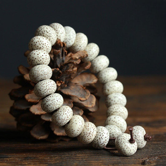 Star and Moon Bodhi Seed Pendant Bracelet