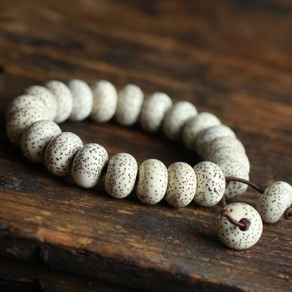 Star and Moon Bodhi Seed Pendant Bracelet