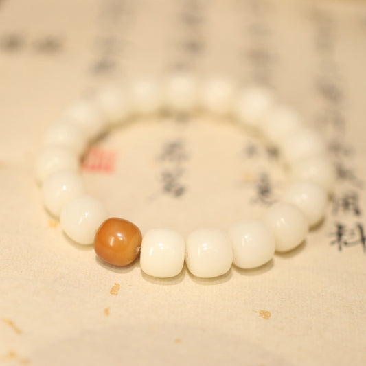 White Bodhi Harmony Bracelet