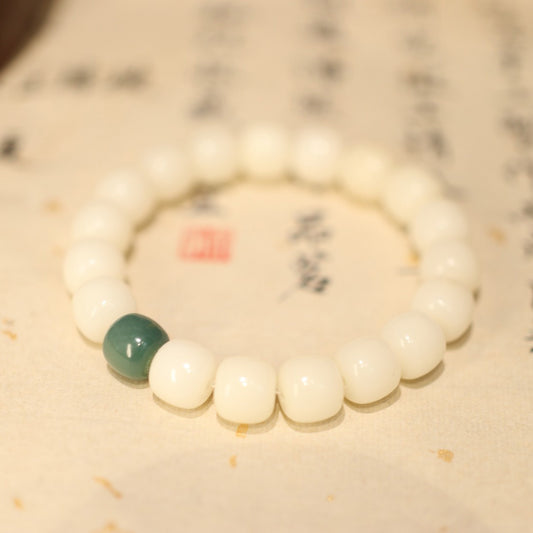 White Bodhi Harmony Bracelet