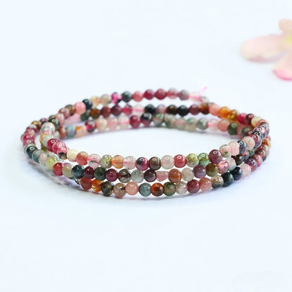 Triple Layer Tourmaline Natural Gemstone Bracelet